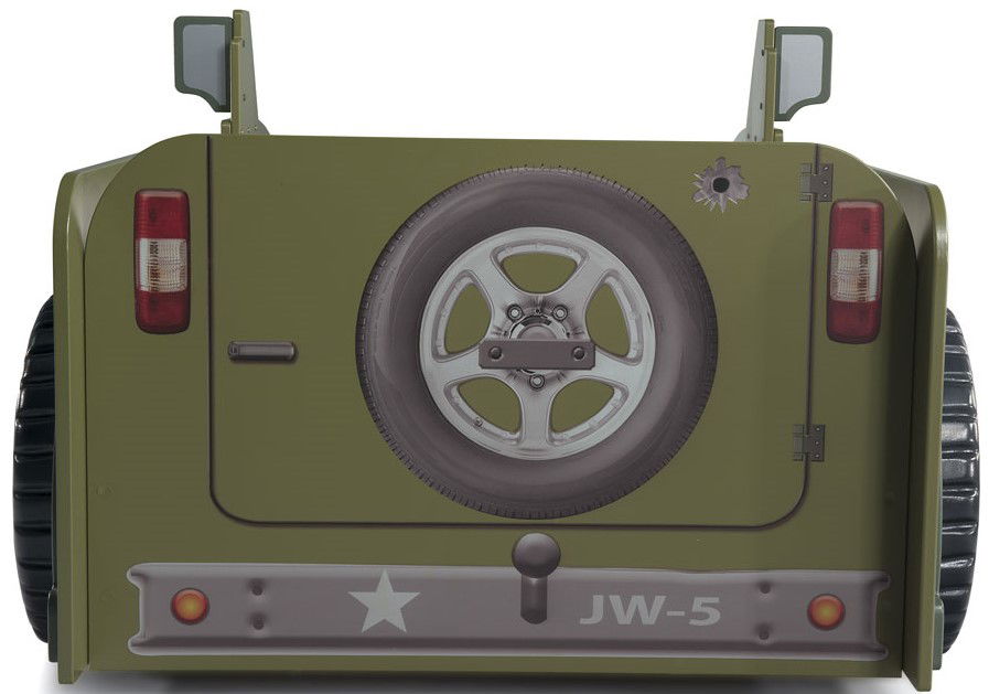 Κρεβάτι παιδικό Jeep-Prasino 4