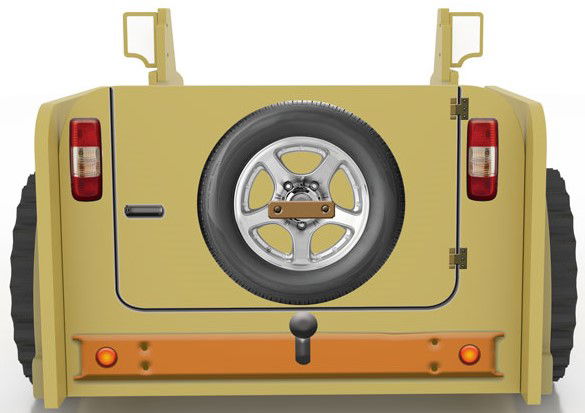Κρεβάτι παιδικό Jeep-Kitrino 6
