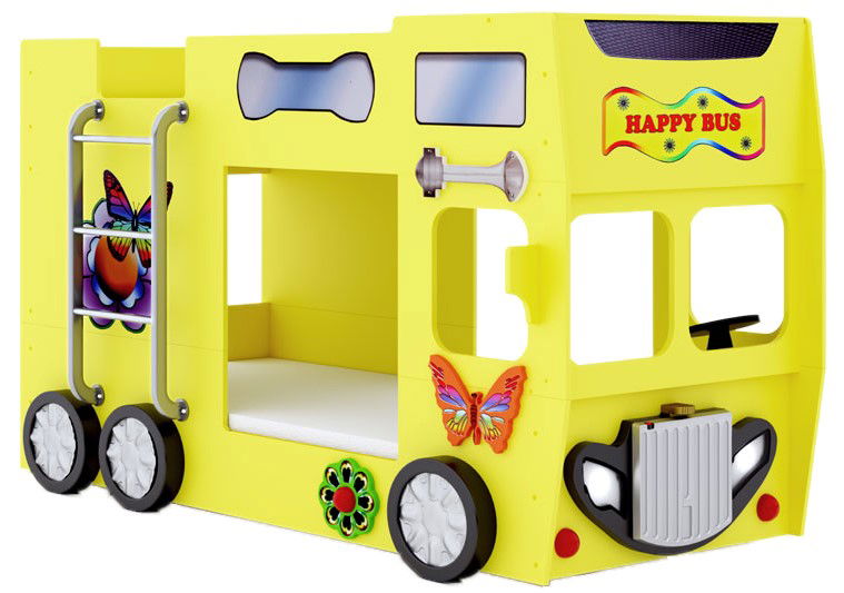 Κρεβάτι παιδικό Happy Bus-Kitrino 1