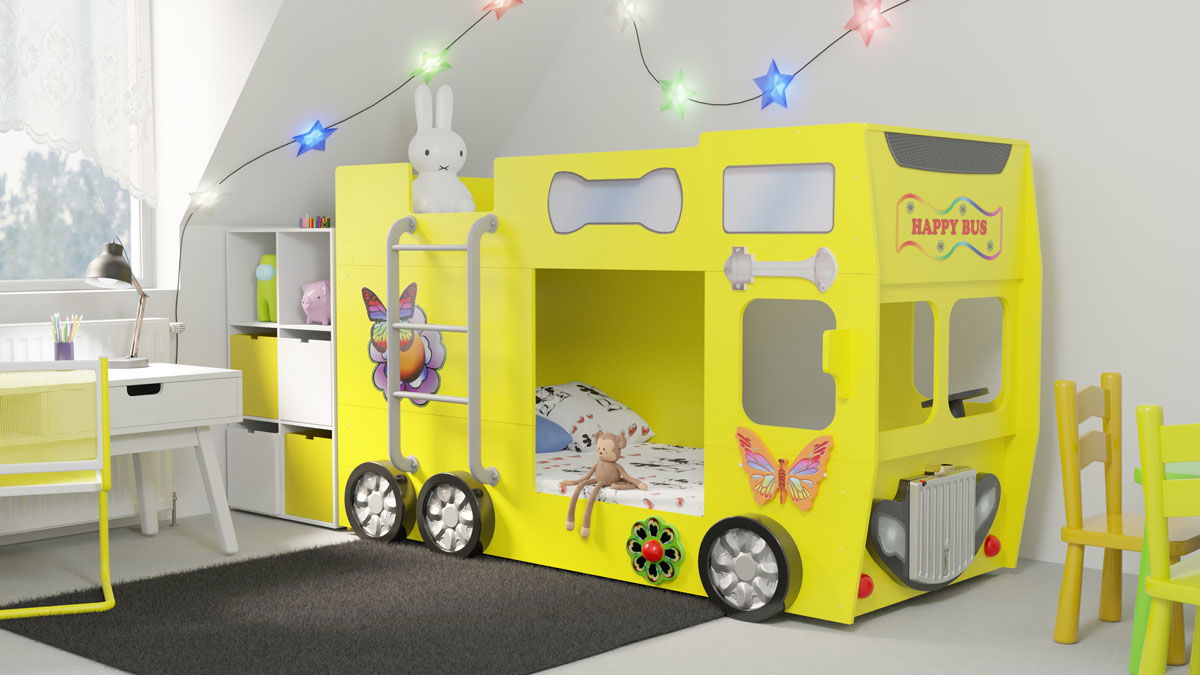 Κρεβάτι παιδικό Happy Bus-Kitrino 3