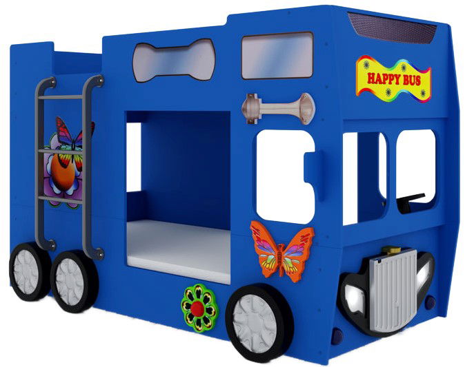 Κρεβάτι παιδικό Happy Bus-Mple 1