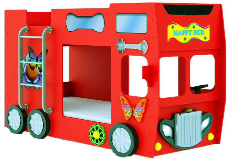Κρεβάτι παιδικό Happy Bus 1