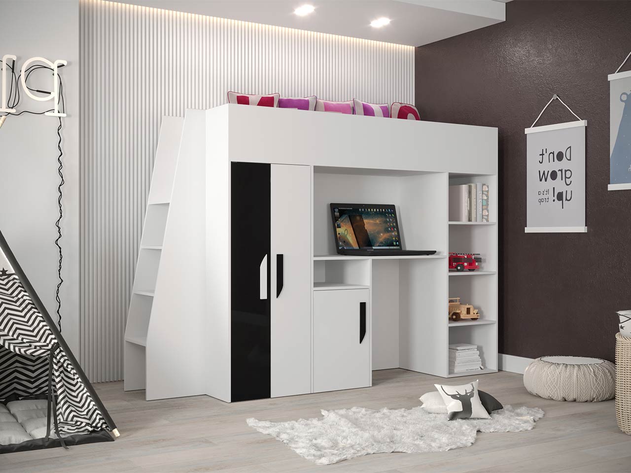 Πολυλειτουργικό κρεβάτι Party XV 6