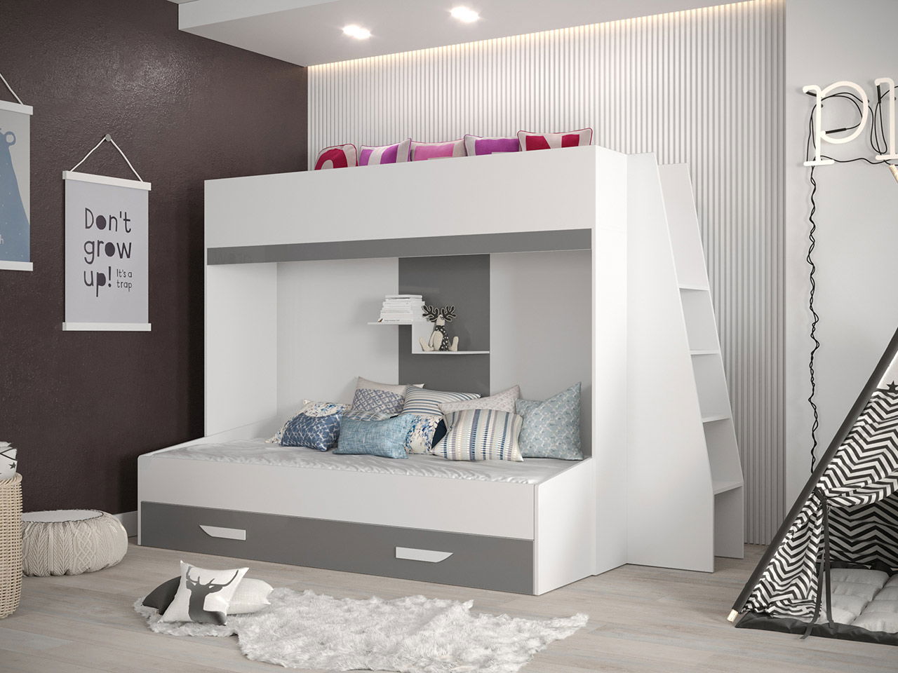 Πολυλειτουργικό κρεβάτι Party XVII 3