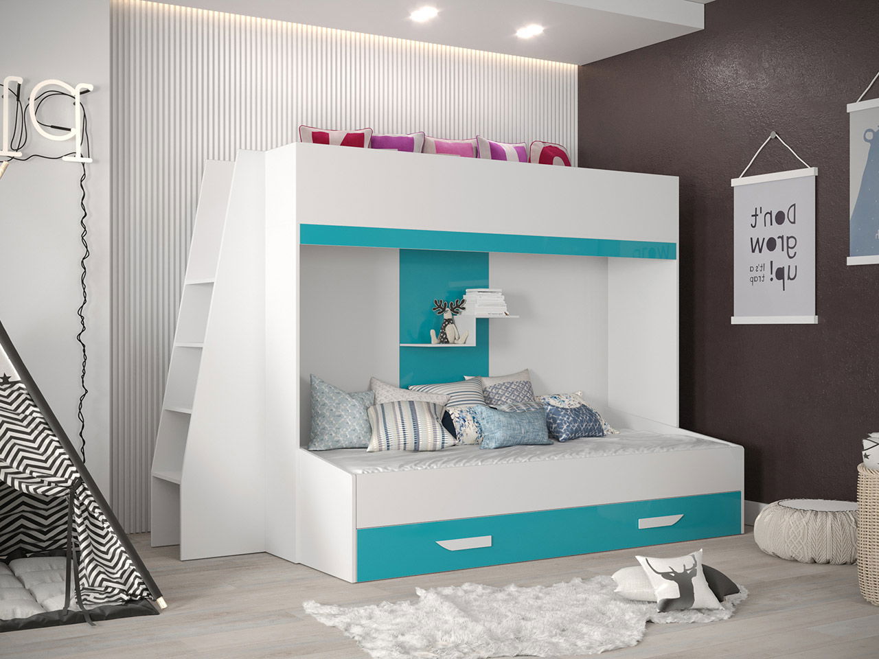 Πολυλειτουργικό κρεβάτι Party XVII 6