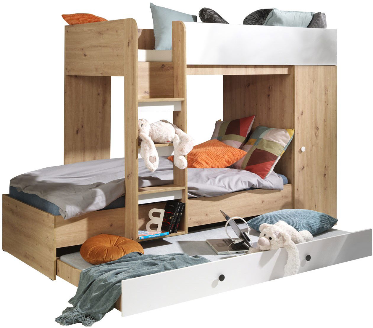 Πολυλειτουργικό κρεβάτι Smart II-Leuko 1