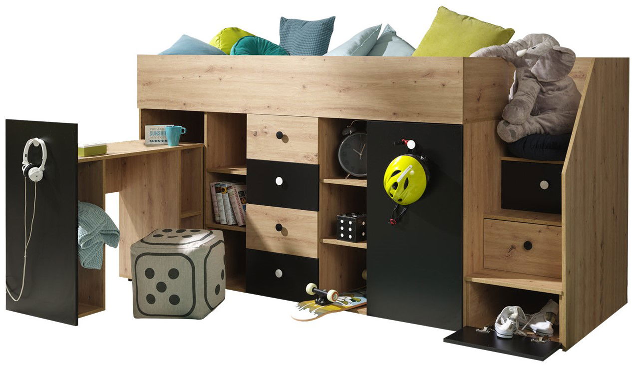 Πολυλειτουργικό κρεβάτι Smart III-Δεξιά-Mauro 1