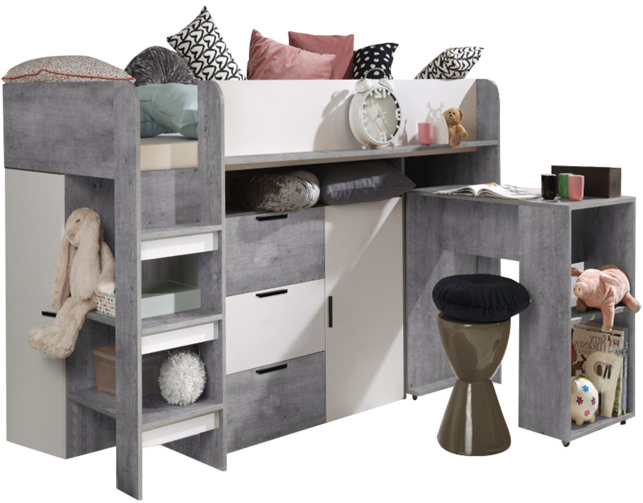 Πολυλειτουργικό κρεβάτι Konkret I 1