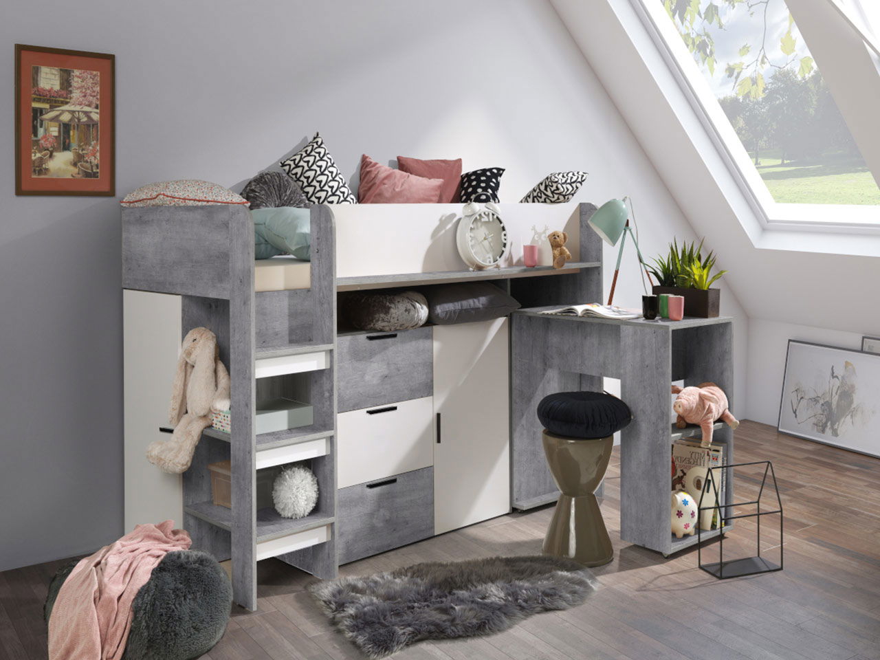 Πολυλειτουργικό κρεβάτι Konkret I 3