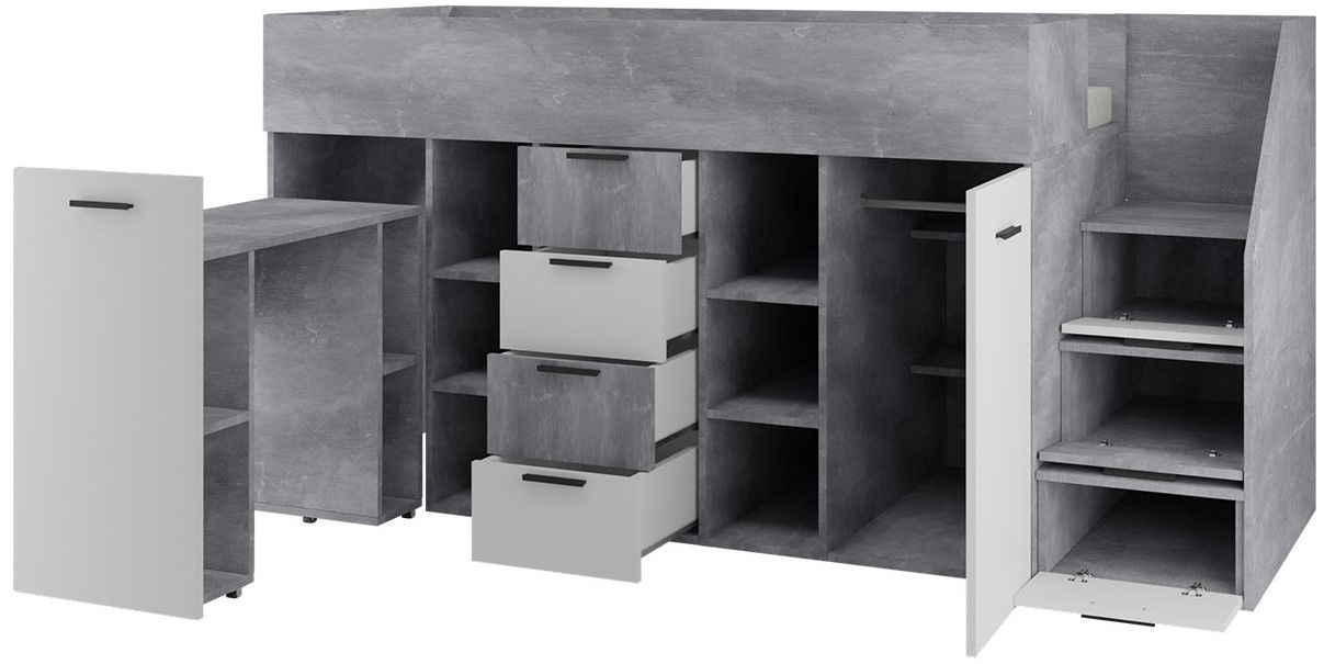 Πολυλειτουργικό κρεβάτι Konkret III 4