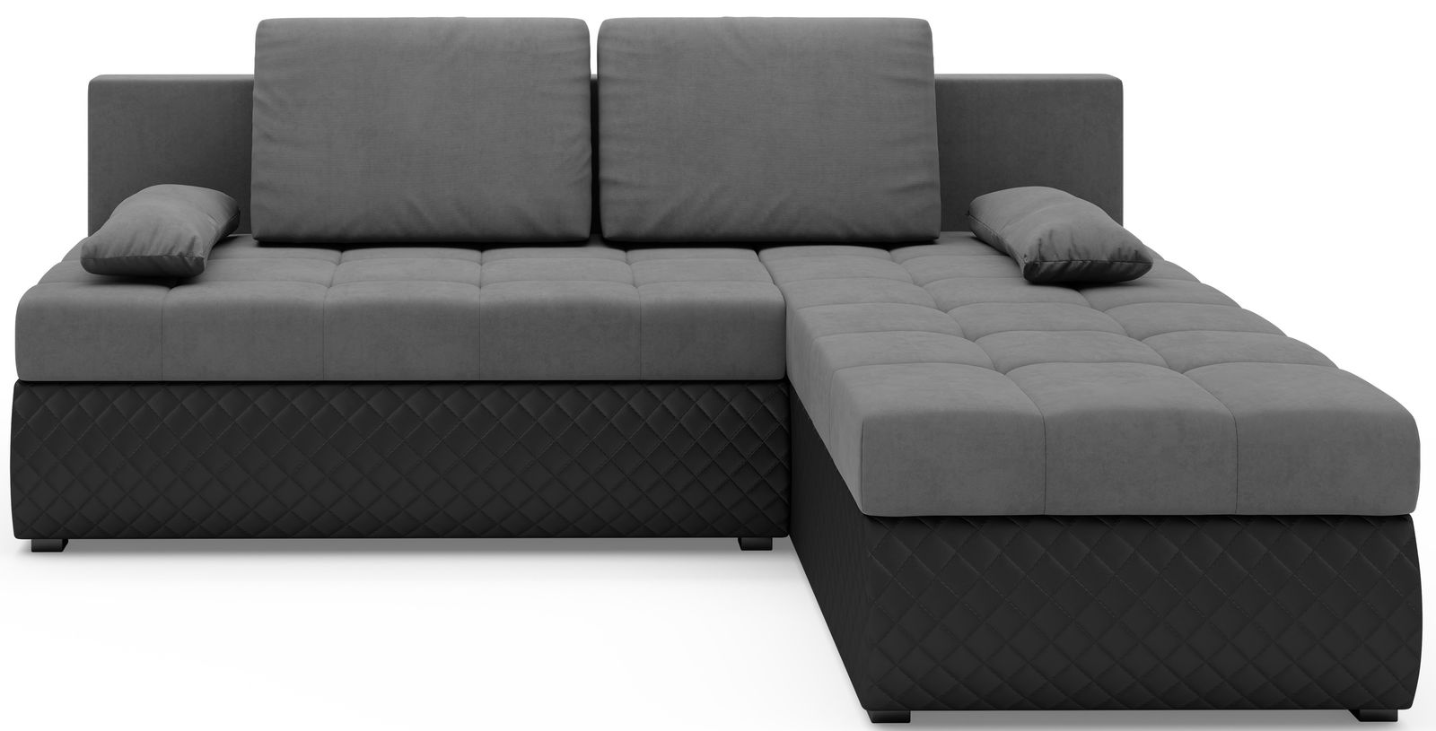 Γωνιακός καναπές Leeds-Gkri-Mauro 1