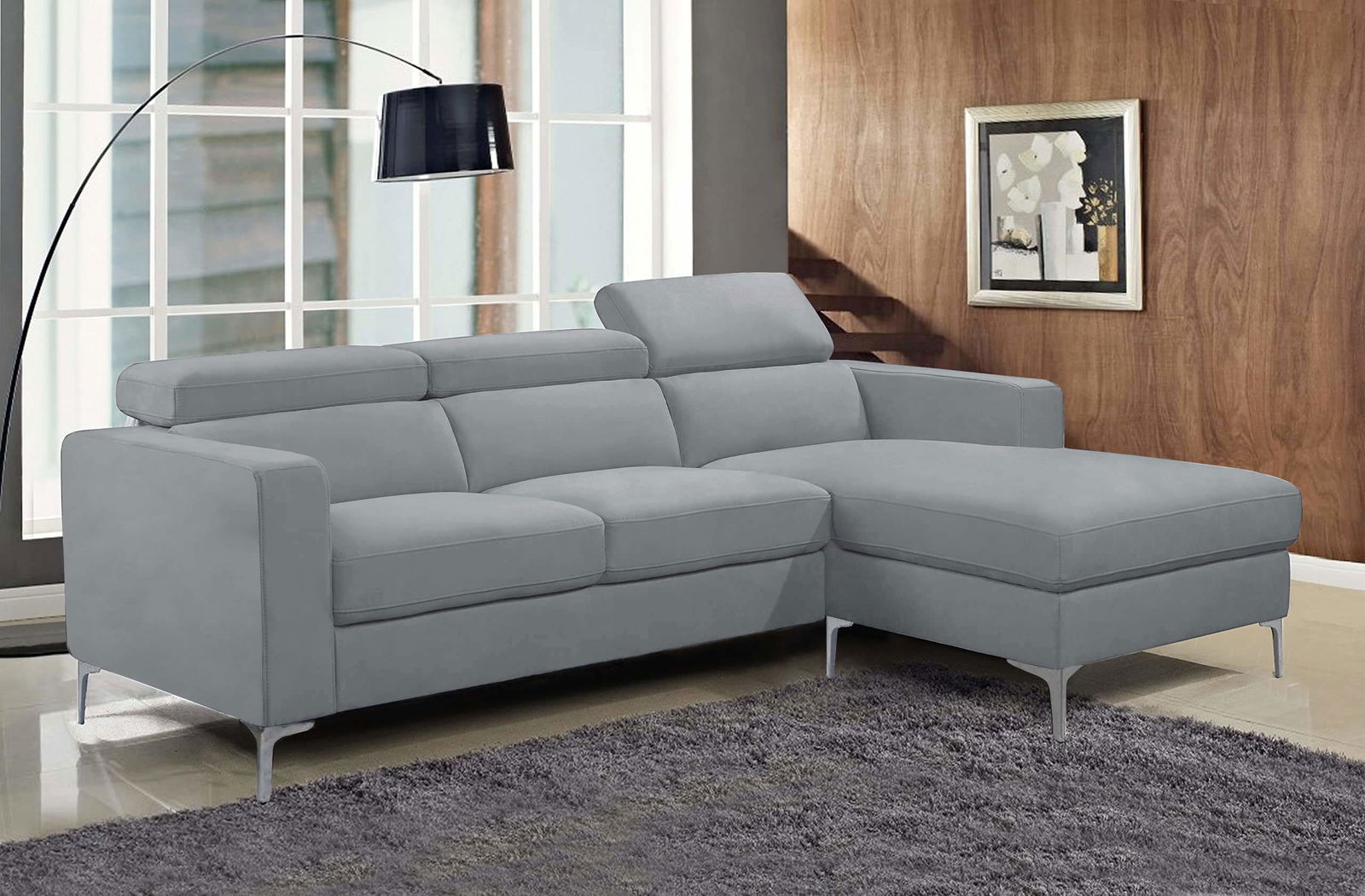 Γωνιακός καναπές Lutton 2