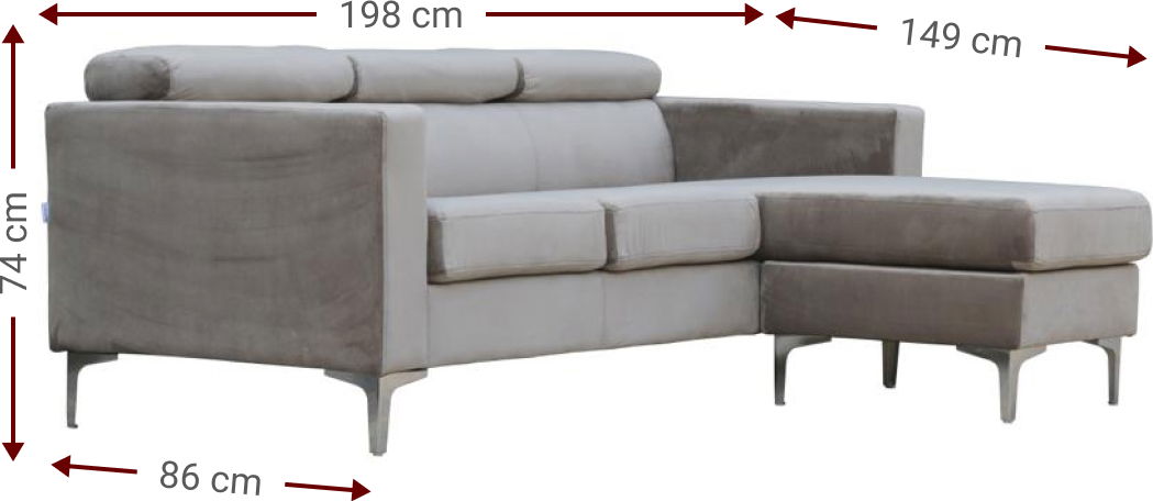 Γωνιακός καναπές Lutton 3