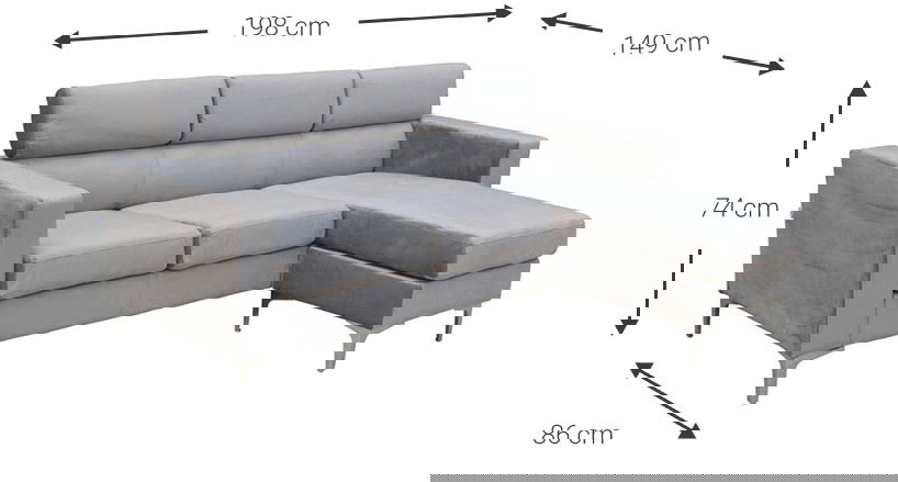 Γωνιακός καναπές Lutton 4