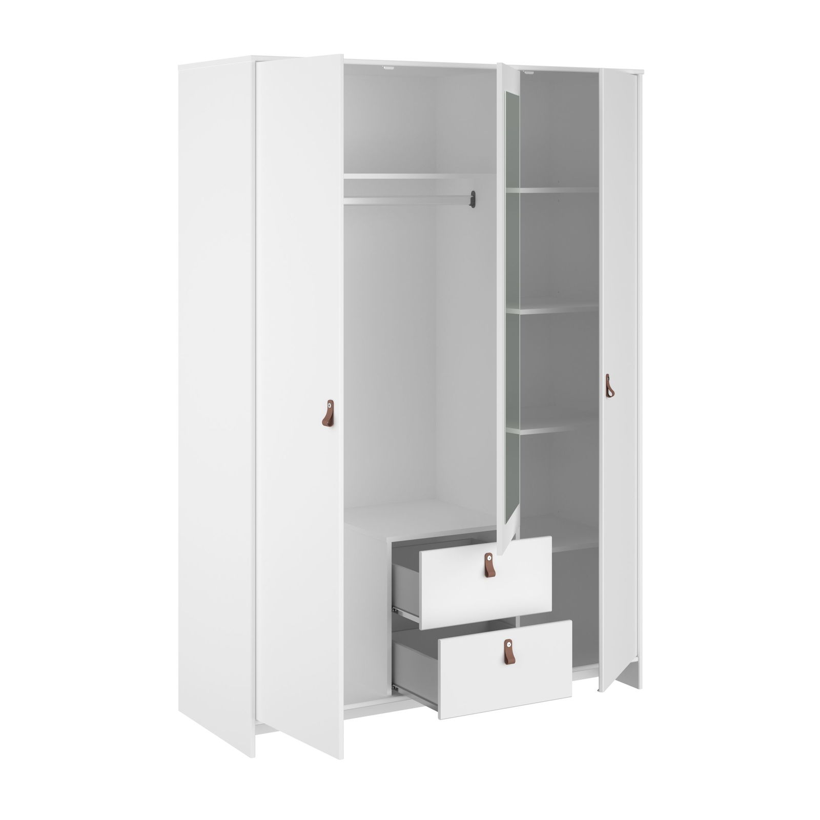 Ντουλάπα Minkee τρίφυλλη 4