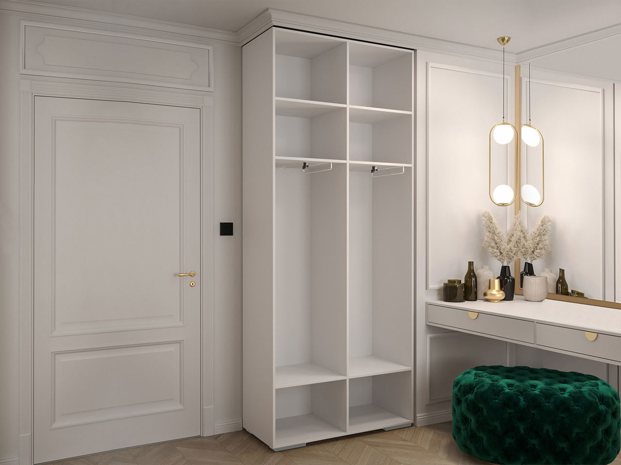 Ντουλάπα δίφυλλη Manhattan 4