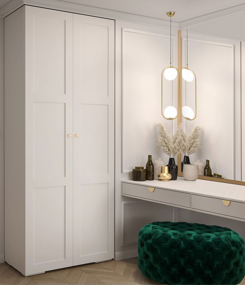 Ντουλάπα δίφυλλη Manhattan Ryfel 10 2