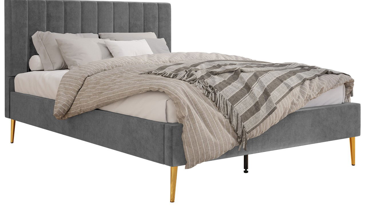 Επενδυμένο κρεβάτι Flavia-Gkri-140 x 200 1