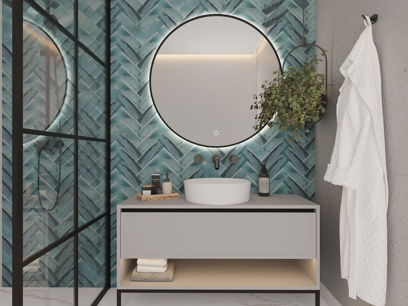 Καθρέπτης Calia A LED 2