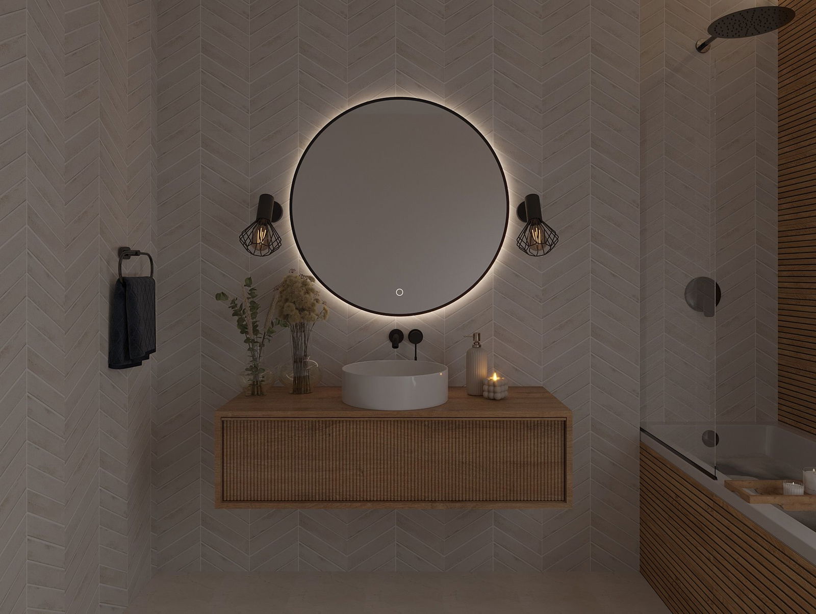 Καθρέπτης Calia A LED 6