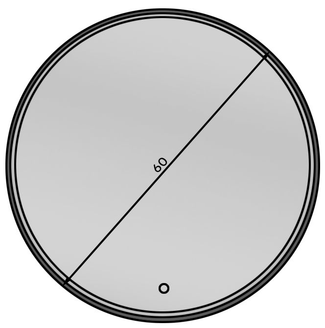 Καθρέφτης Calia L LED 4