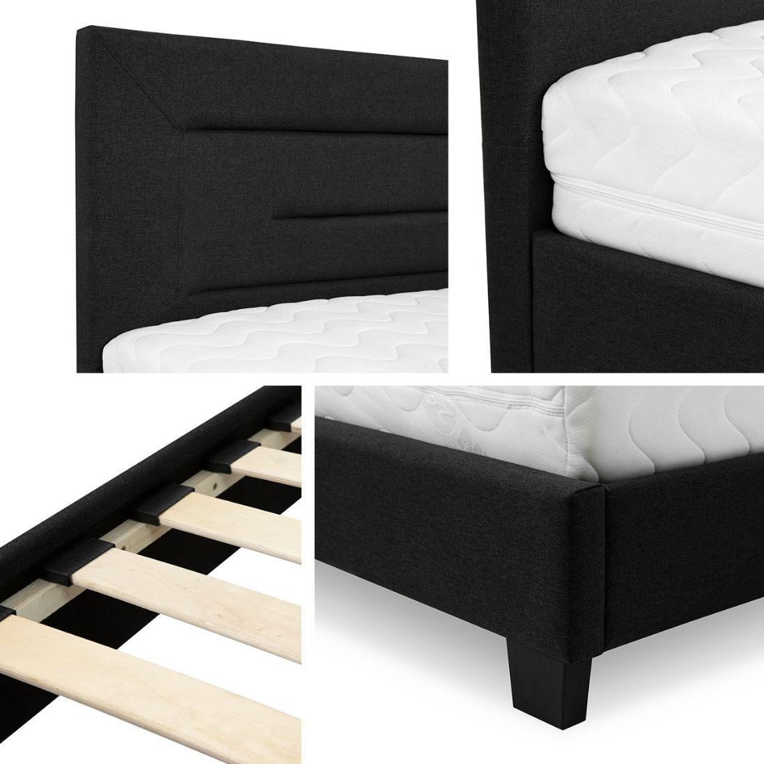 Επενδυμένο κρεβάτι Dario 2