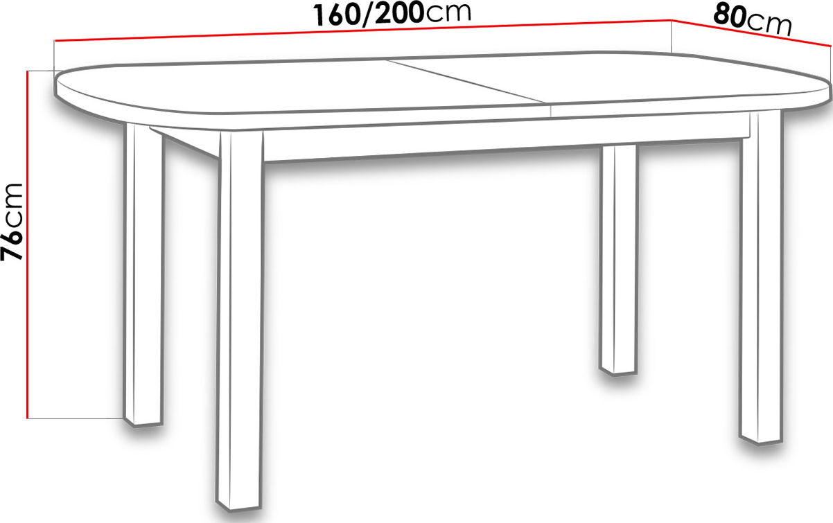 Επεκτεινόμενο τραπέζι Venus I 3