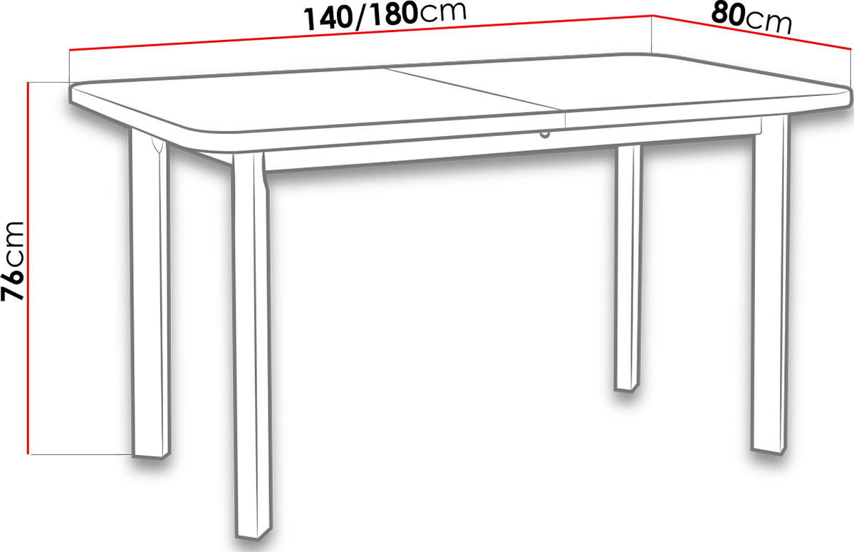 Επεκτεινόμενο τραπέζι Venus II P 3