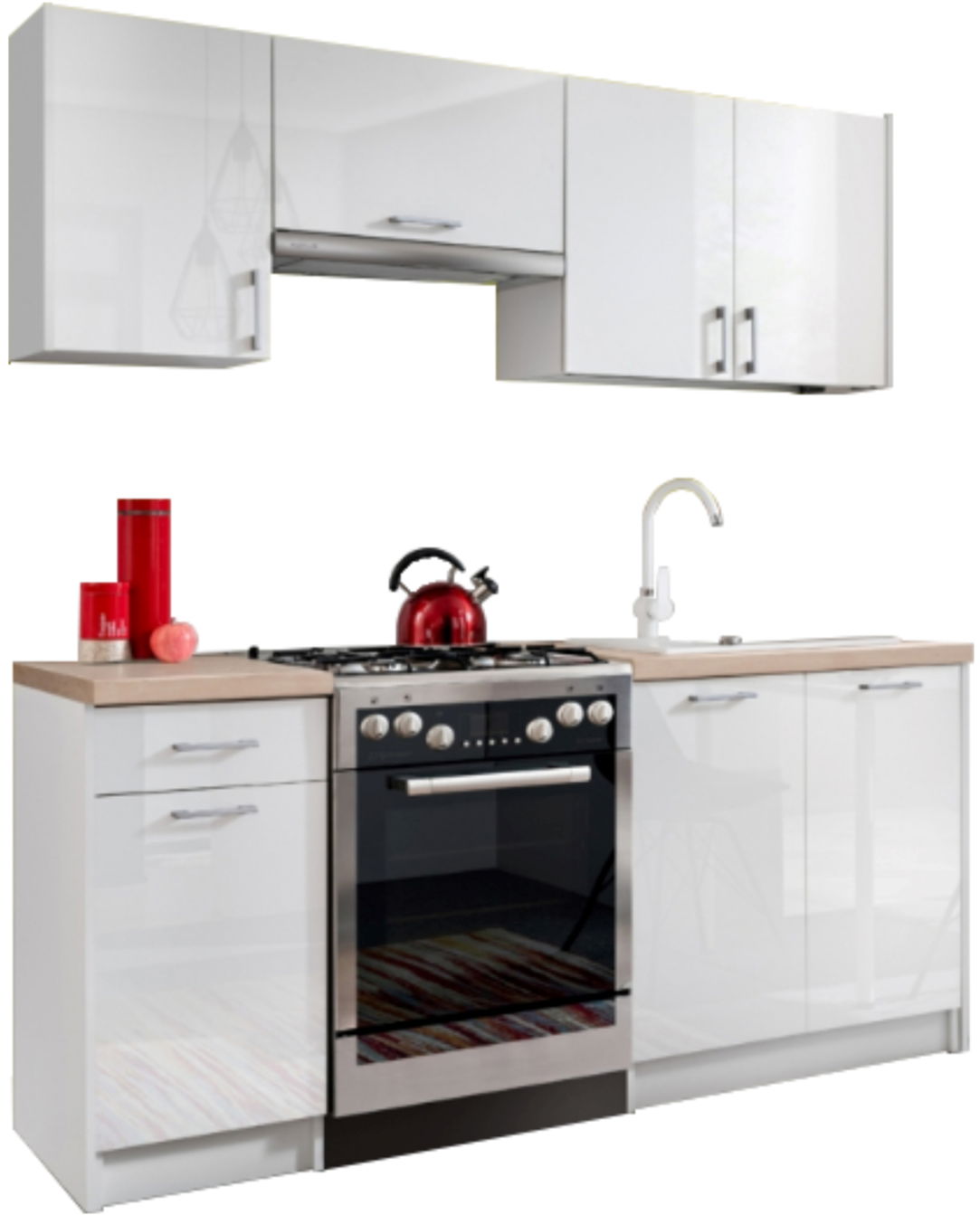 Σύνθεση κουζίνας Eco 1.8-Leuko 1