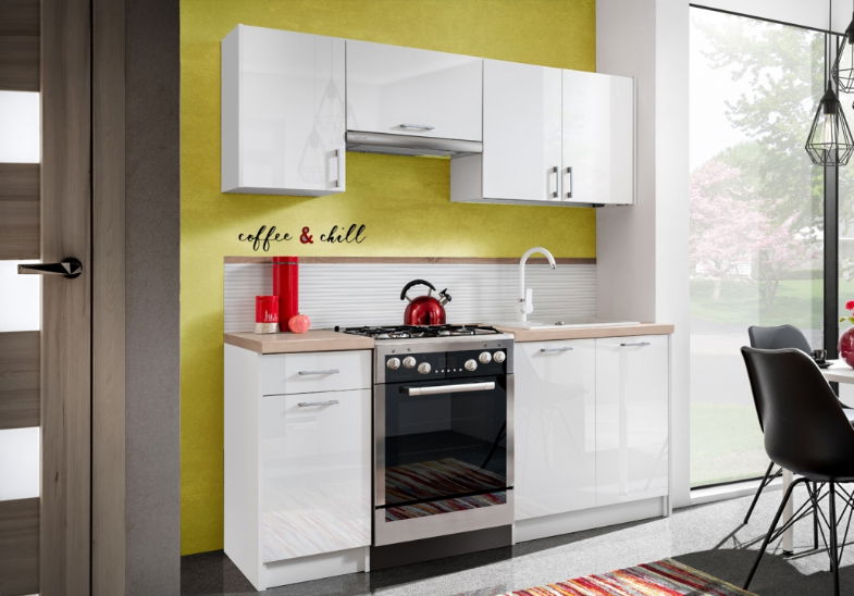 Σύνθεση κουζίνας Eco 1.8-Leuko 2