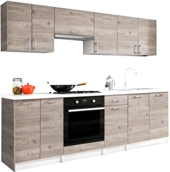 Σύνθεση κουζίνας Eco 2.4-Fusiko Skouro 1