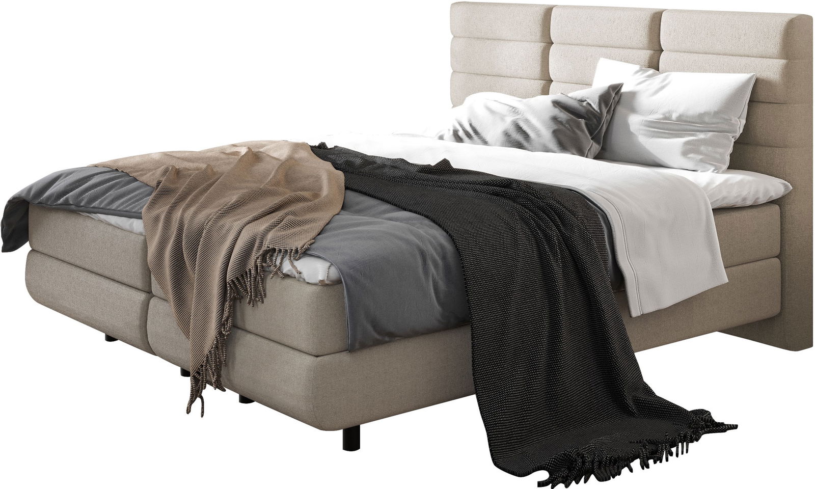 Επενδυμένο κρεβάτι Symphony-Ekrou-140 x 200 1