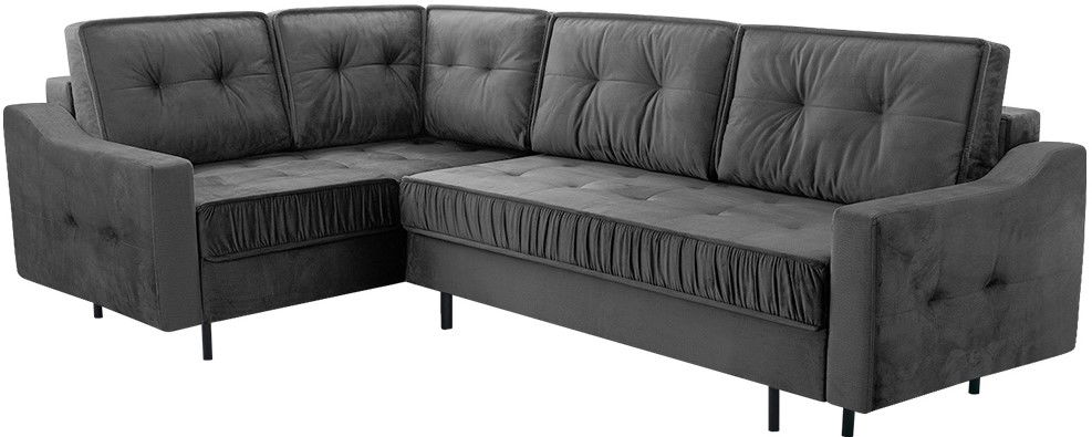 Γωνιακός καναπές Akita L-Αριστερή-Gkri Skouro 1