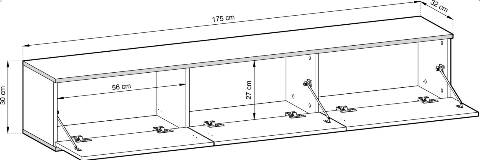Έπιπλο τηλεόρασης Loro Plus I 3
