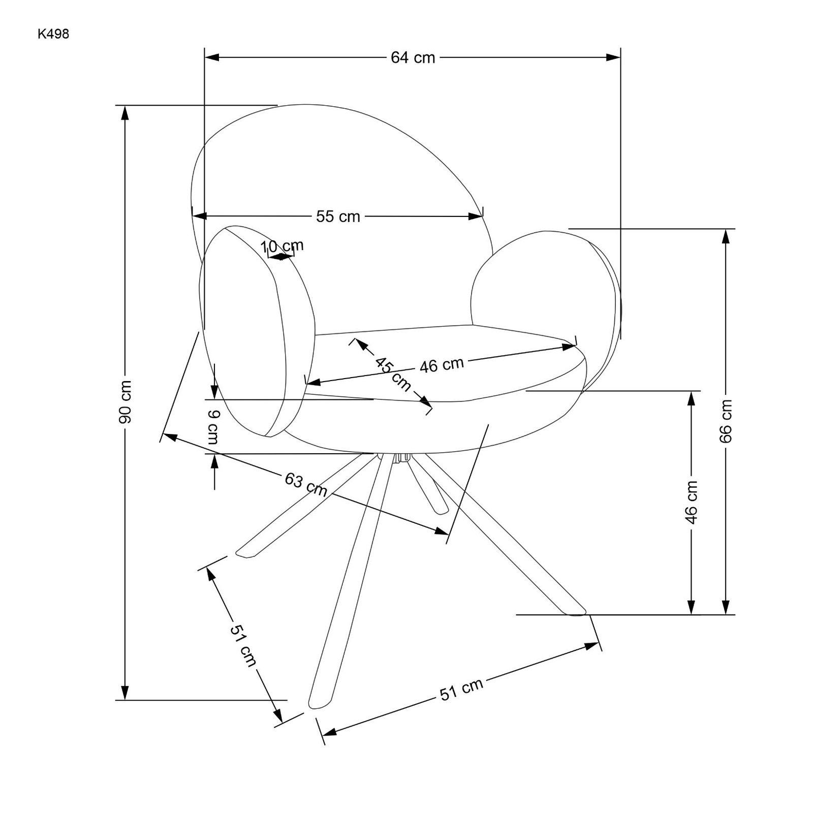 Καρέκλα Teddy 3