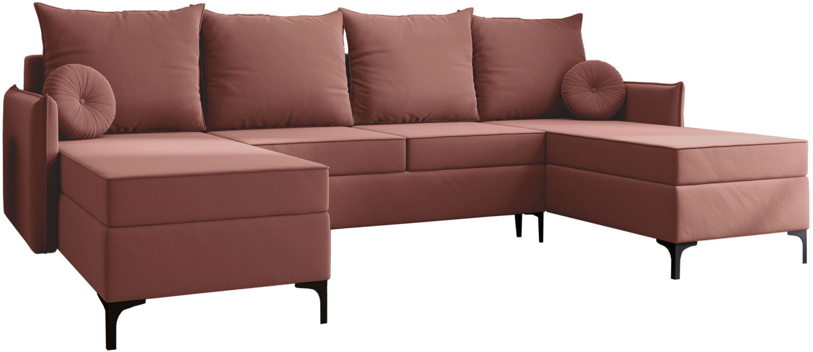 Γωνιακός καναπές Leon U-Sapio milo 1