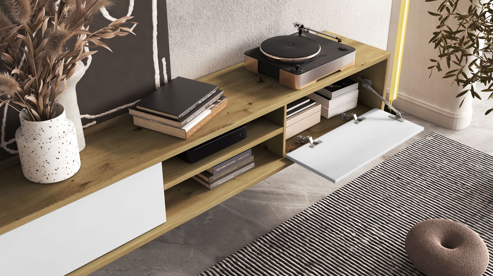 Έπιπλο τηλεόρασης Jennifer 2F 2