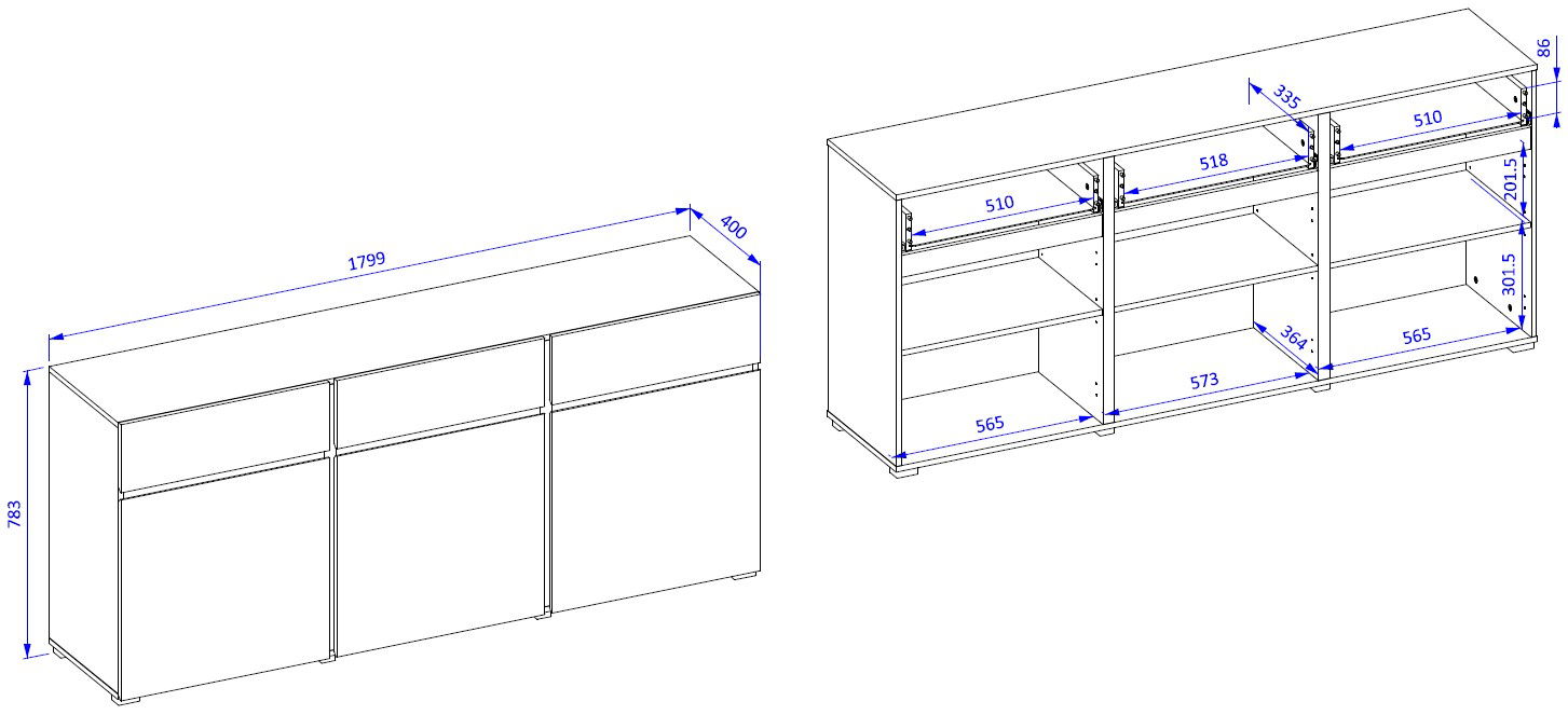 Μπουφές Orwell II 5