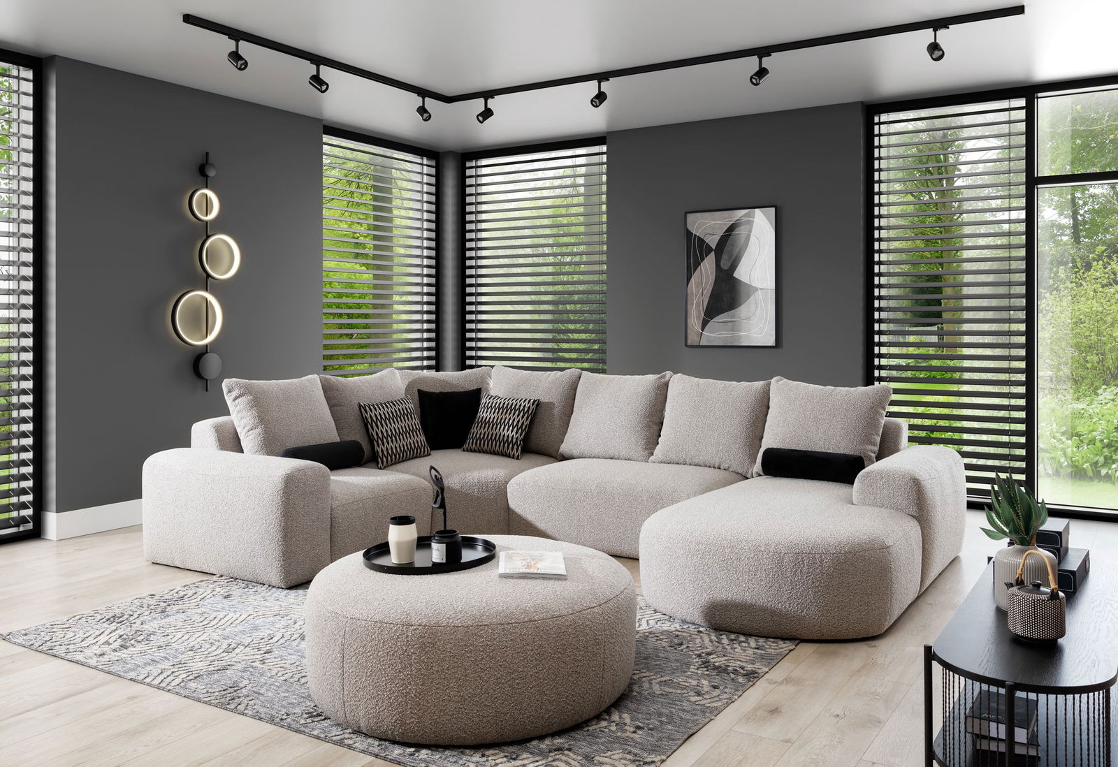 Γωνιακός καναπές Civil L 3