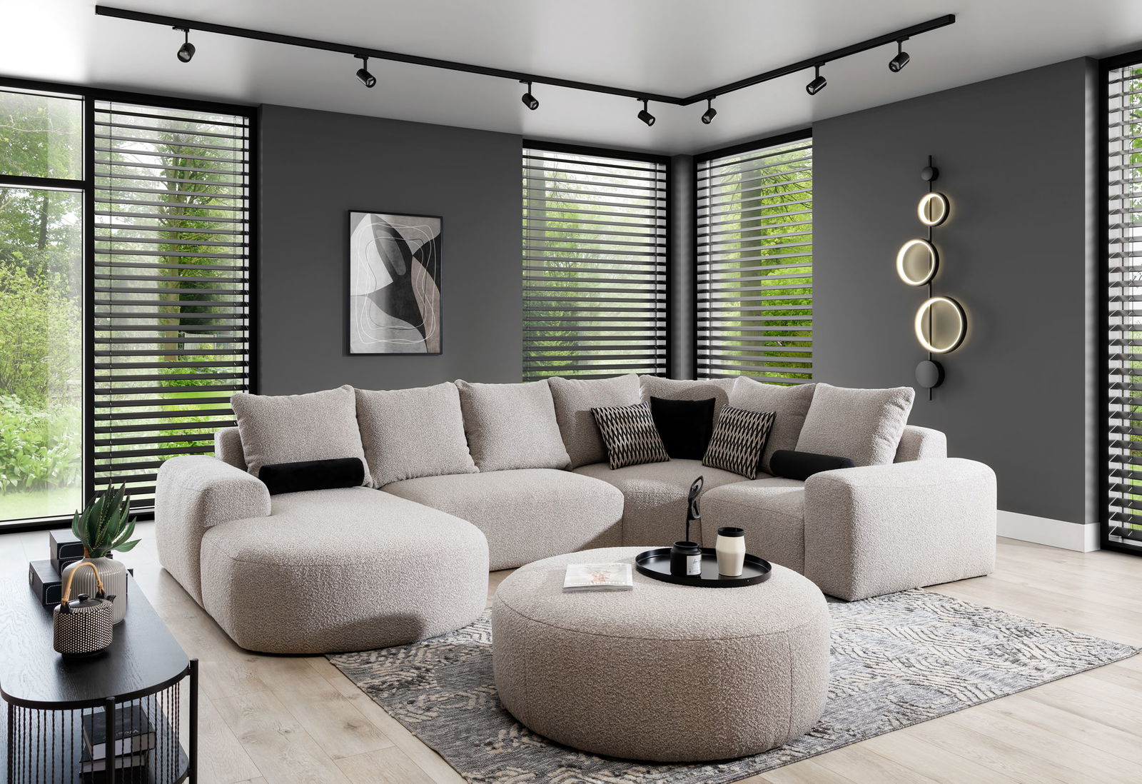 Γωνιακός καναπές Civil L 5