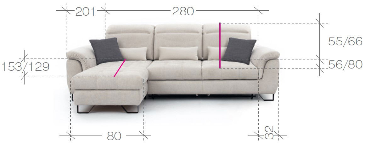 Γωνιακός καναπές Machiavelli S 3