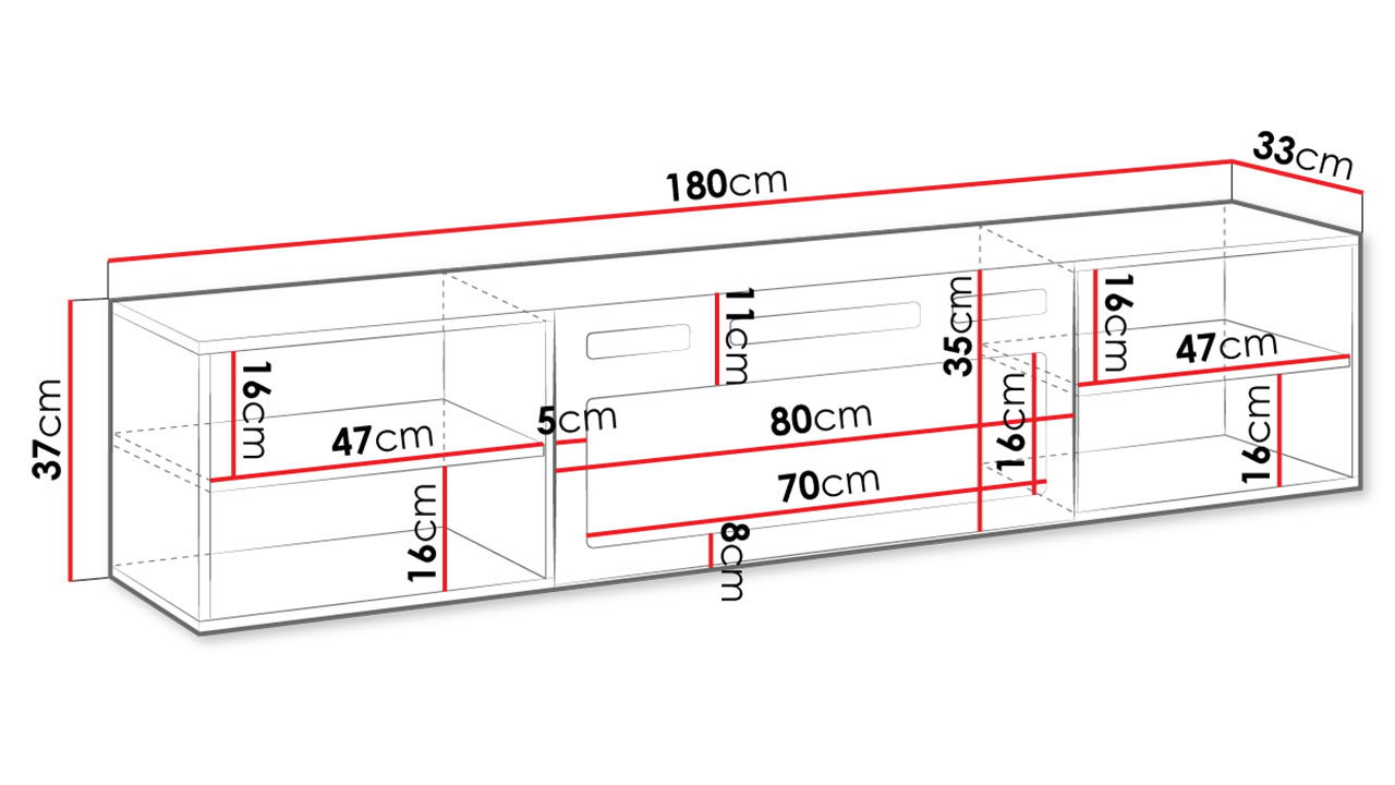 Έπιπλο τηλεόρασης Polo 4