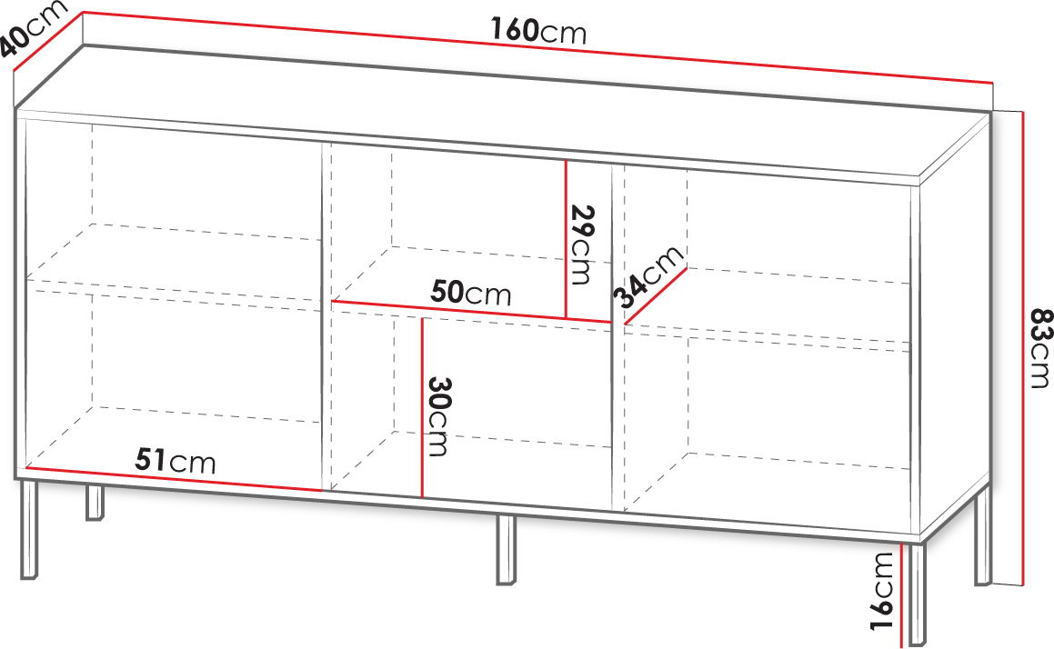 Μπουφές Debora 3