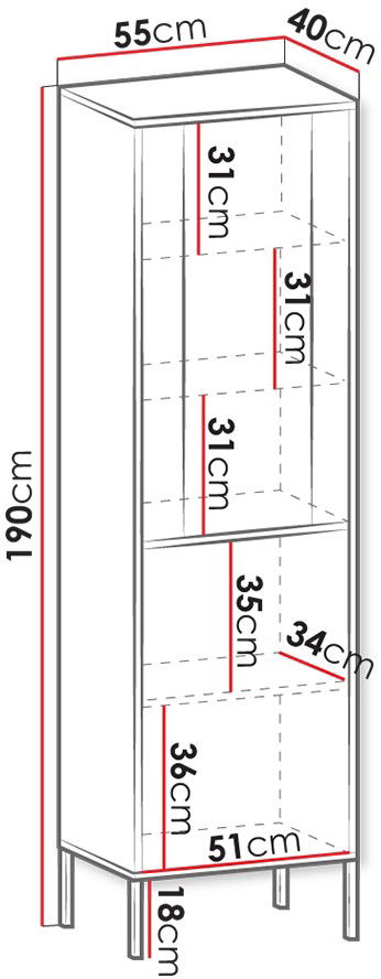 Βιτρίνα Debora 3