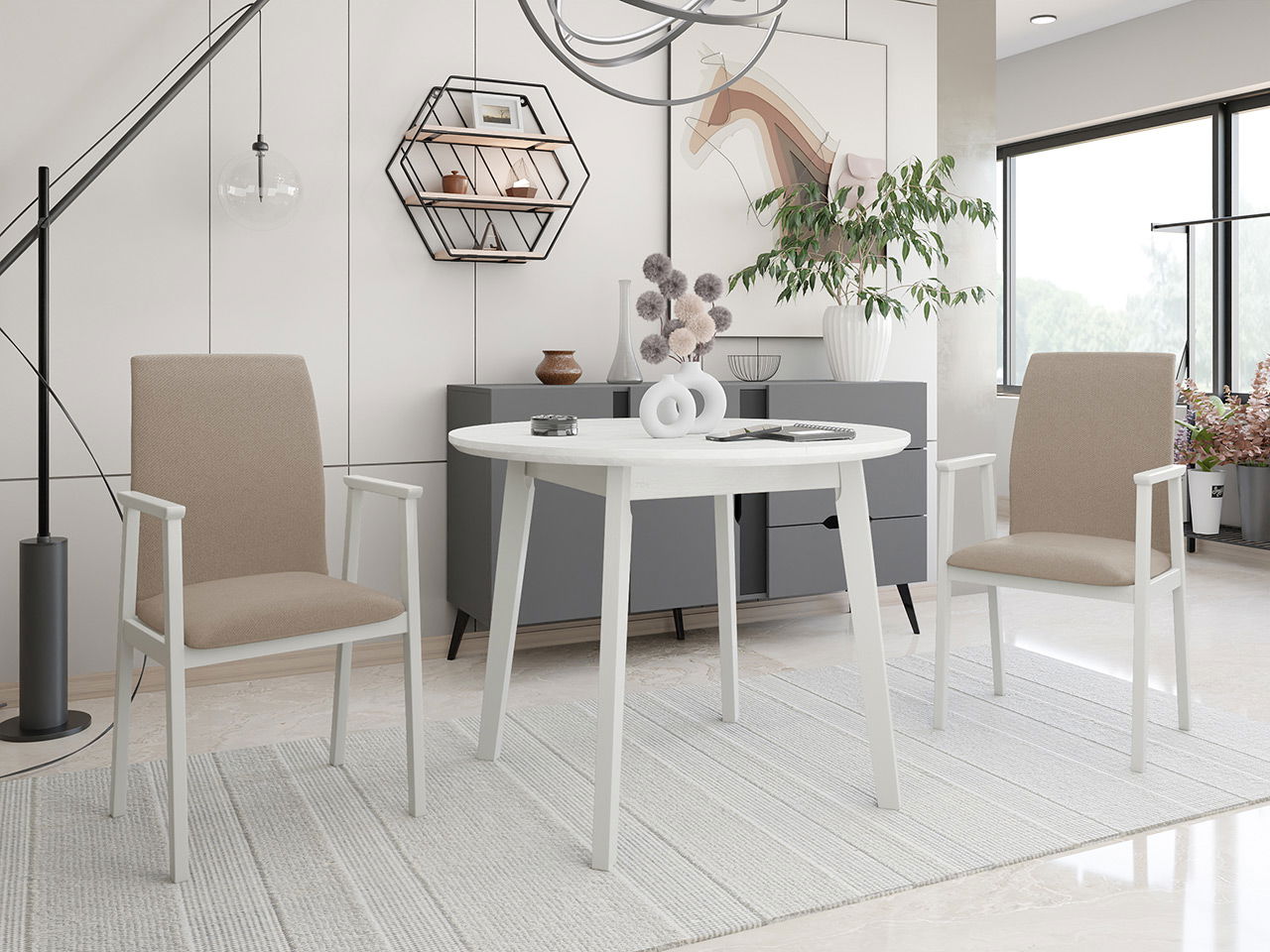 Σετ τραπεζαρίας Fotel I 1