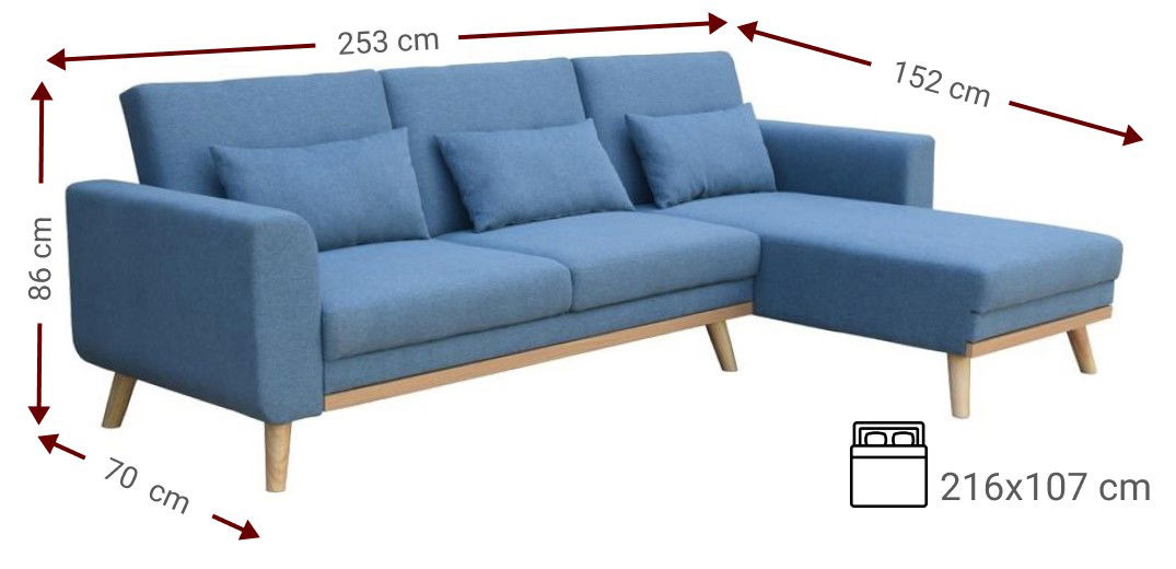 Γωνιακός καναπές Rover 4