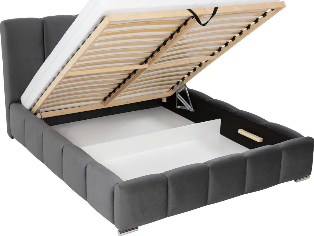 Επενδυμένο κρεβάτι Wizko 6