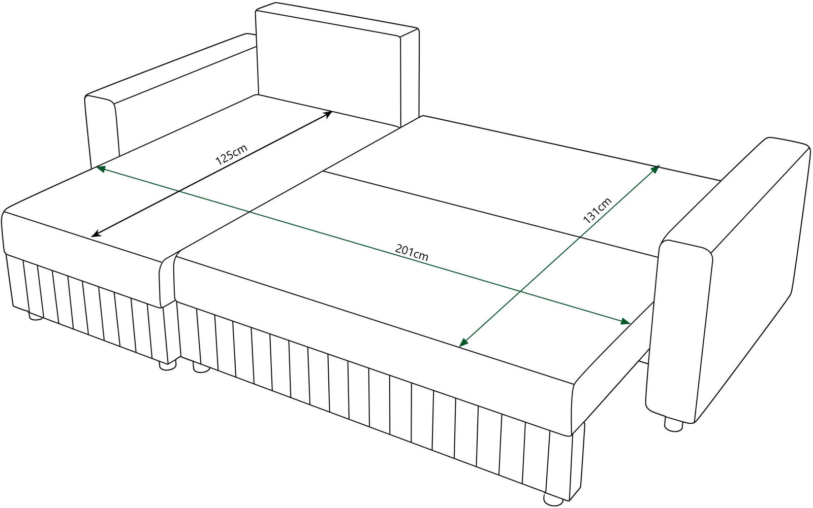 Γωνιακός καναπές Retiro 5