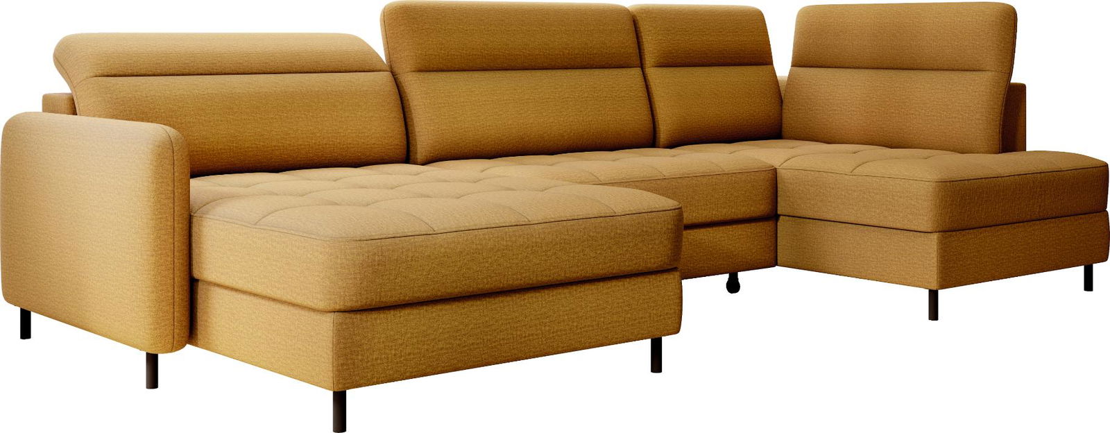 Γωνιακός καναπές Tobe-Moustardi-Αριστερή 1