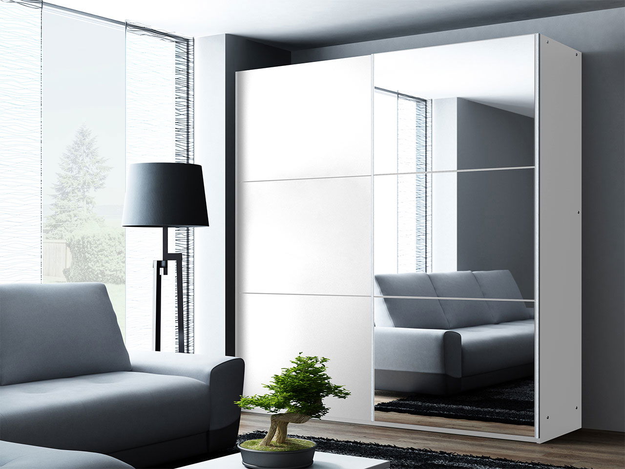 Ντουλάπα Vigo συρόμενη 2